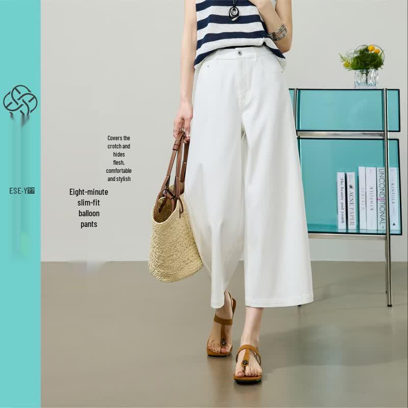 Women s Summer Loose Fit Wide-Leg Cropped Denim Harem Pants 26
Women s Summer Loose Fit Wide-Leg Cropped Denim Harem Pants 26