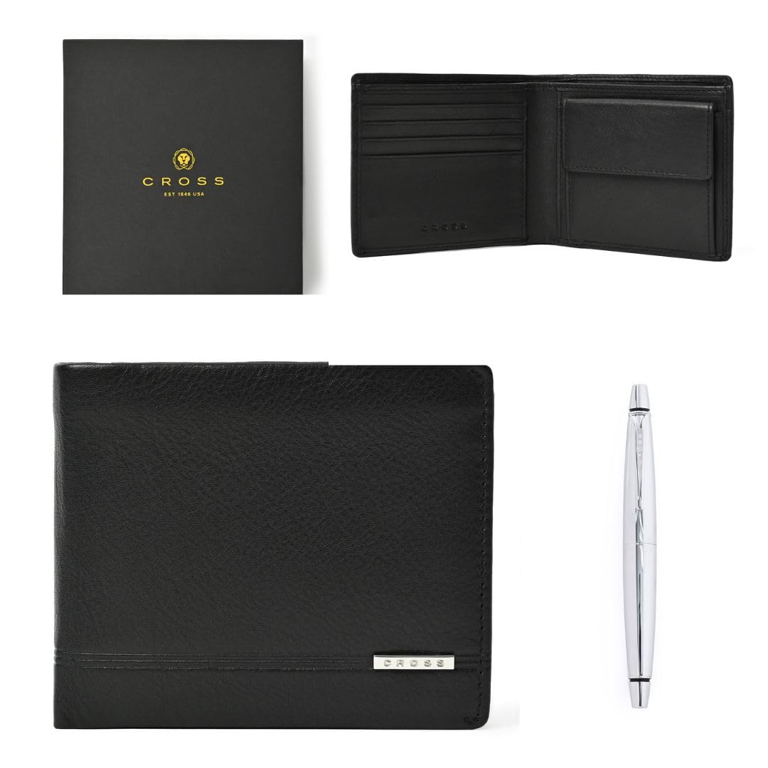 Leather Collection Wallet Ballpoint Pen Bifold Wallet Thin Compact Black Genuine Leather Scratch Resistant Real Leather Brand LUXURY AGENDA PEN
Leather Collection Wallet Ballpoint Pen Bifold Wallet Thin Compact Black Genuine Leather Scratch Resistant Real Leather Brand LUXURY AGENDA PEN