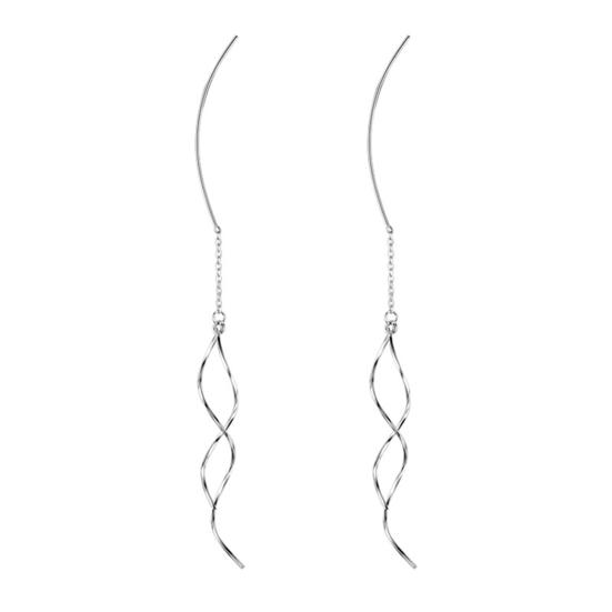 1 Pair Dangle Earrings Curved Long Threader Tassel Bright Luster All-match Decorative Geometric Ladies Twisted Linear Drop Earrings Jewelry
1 Pair Dangle Earrings Curved Long Threader Tassel Bright Luster All-match Decorative Geometric Ladies Twisted Linear Drop Earrings Jewelry