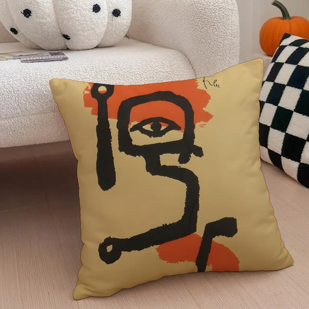 Art Abstract PPaul Klee Painting Cushion Cover Throw Pillow Cover Hidden Button Durable Polyester Chair Cushion 30X30cm
Art Abstract PPaul Klee Painting Cushion Cover Throw Pillow Cover Hidden Button Durable Polyester Chair Cushion 30X30cm