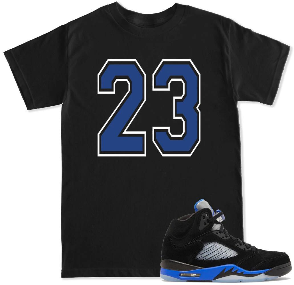 23 Racer Blue Retro 5 2022 T Shirt to match with Air Js shoes 2XL
23 Racer Blue Retro 5 2022 T Shirt to match with Air Js shoes 2XL