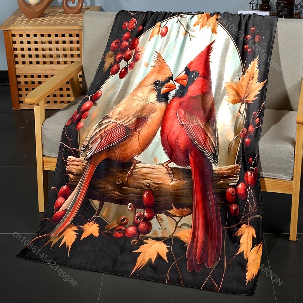 Two Cardinals Amidst Autumn Foliage Pattern Blanket Flannel Material Soft Warm for All Seasons Home Outdoor Camping Picnics RV 75x90cm
Two Cardinals Amidst Autumn Foliage Pattern Blanket Flannel Material Soft Warm for All Seasons Home Outdoor Camping Picnics RV 75x90cm
