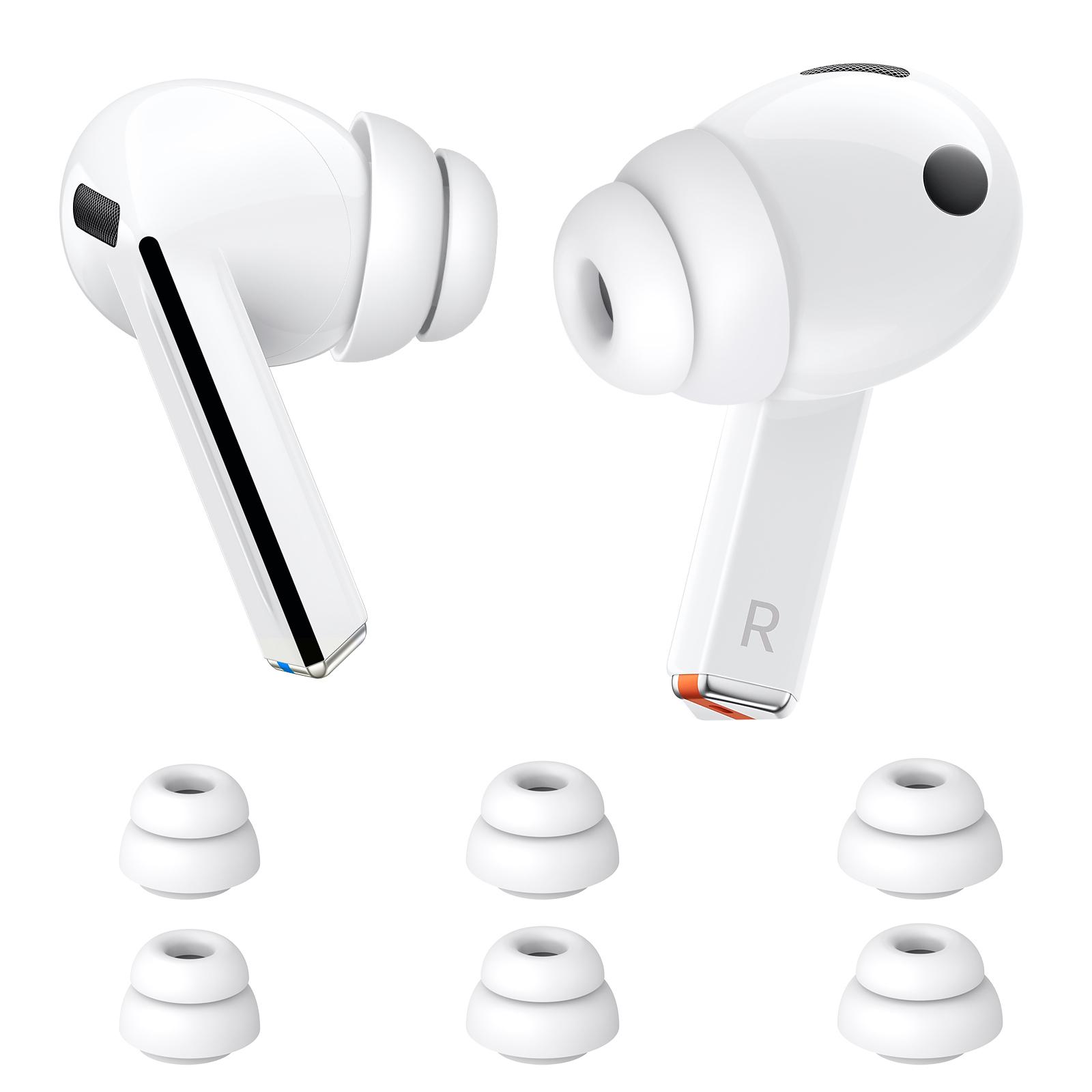 AHASTYLE DD09 3 пари для Samsung Galaxy Buds3 Pro Силіконові насадки для вух Замінні ковпачки для навушників, Розмір: S + M + L A
AHASTYLE DD09 3 пари для Samsung Galaxy Buds3 Pro Силіконові насадки для вух Замінні ковпачки для навушників, Розмір: S + M + L A