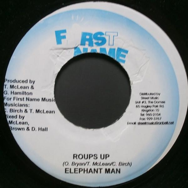 7inch Record ELEPHANT MAN / KIPRICH - Roups Up / Informa NONE First Name Musi Jamaica Reggae, Ska & Dub Used
7inch Record ELEPHANT MAN / KIPRICH - Roups Up / Informa NONE First Name Musi Jamaica Reggae, Ska & Dub Used