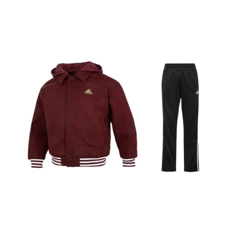Adidas Lunar New Year Series Hooded Striped Long Sleeve Mid Waist Elastic Casual Sports Suit Unisex suit IT0210+TR30PR-BW M
Adidas Lunar New Year Series Hooded Striped Long Sleeve Mid Waist Elastic Casual Sports Suit Unisex suit IT0210+TR30PR-BW M