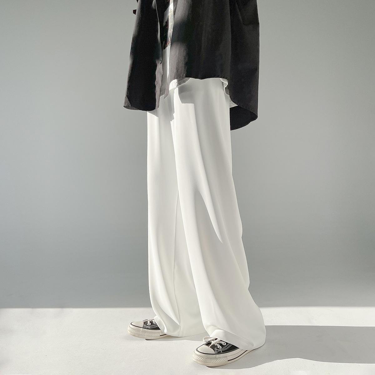 Men s Trendy Loose-Fit Ice Silk Wide-Leg Pants L
Men s Trendy Loose-Fit Ice Silk Wide-Leg Pants L