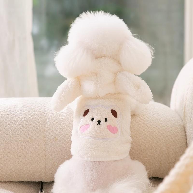 Cute bear dog clothes arctic velvet autumn and winter warm hooded bipods small dog teddy pet clothing XXL (recommended weight 15-10kg)
Cute bear dog clothes arctic velvet autumn and winter warm hooded bipods small dog teddy pet clothing XXL (recommended weight 15-10kg)