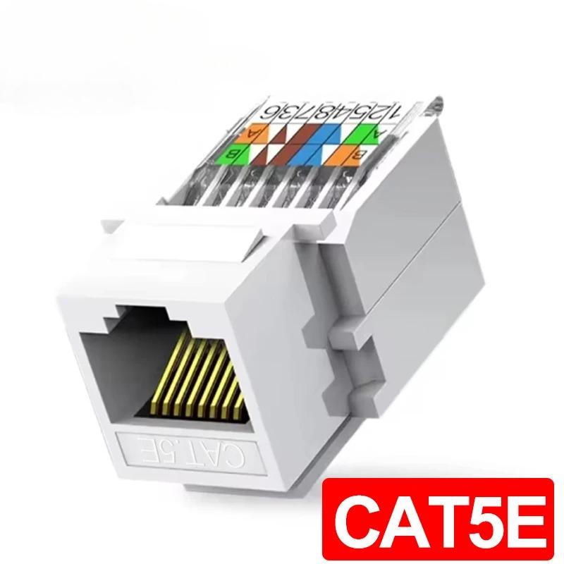 1-10Pcs RJ45 Network Module Punch Free Module Coupler CAT6 CAT5E Toolless Keystone Jack Support Wall Outlet T568A/T568B Wiring 1Pcs
1-10Pcs RJ45 Network Module Punch Free Module Coupler CAT6 CAT5E Toolless Keystone Jack Support Wall Outlet T568A/T568B Wiring 1Pcs