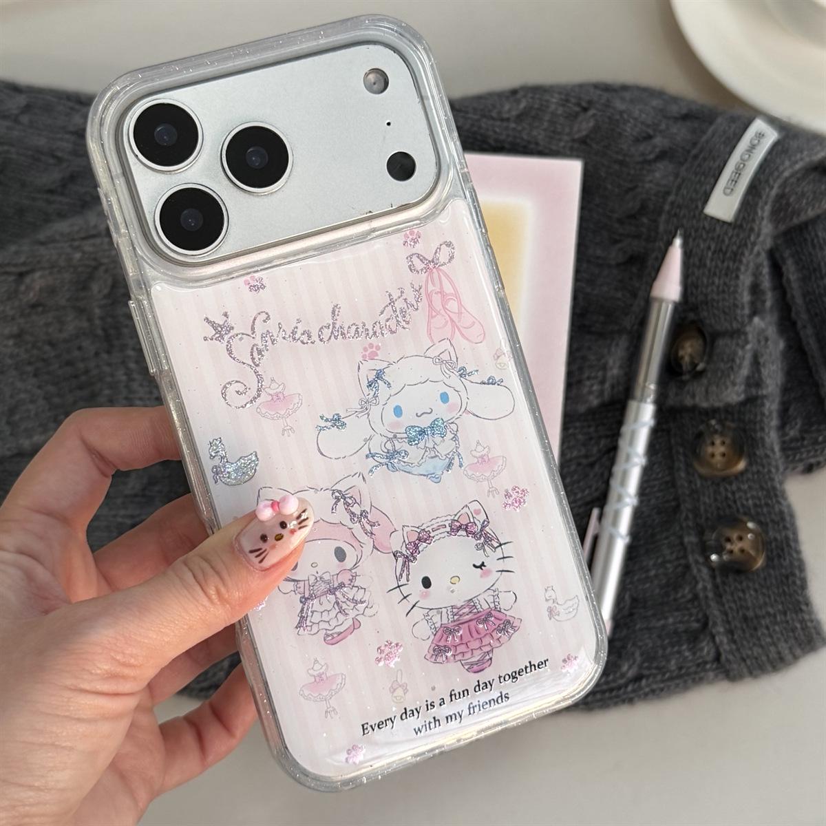 Sanrio Gilded Resin Anti-Drop Case for iPhone 17/16/15/14/13 PRO/MAX iPhone 14 Pro Max
Sanrio Gilded Resin Anti-Drop Case for iPhone 17/16/15/14/13 PRO/MAX iPhone 14 Pro Max