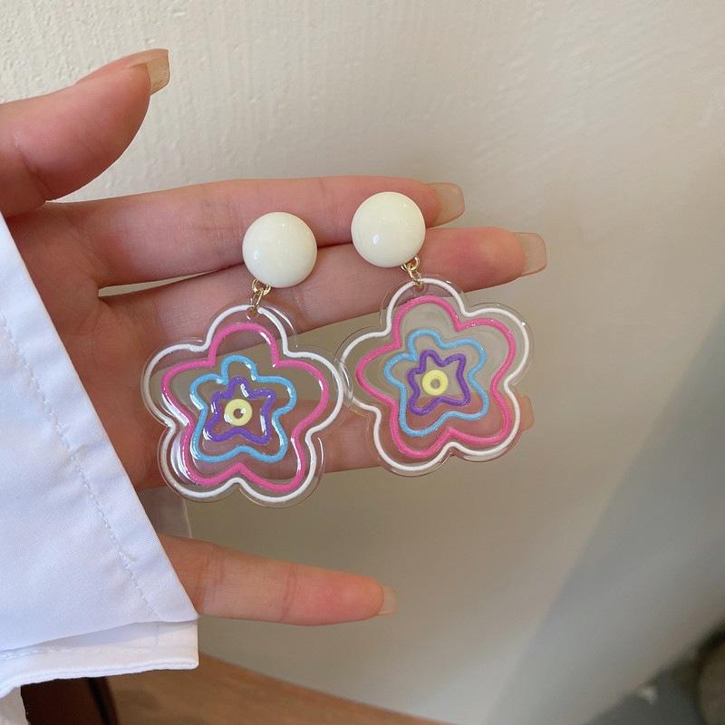 Niche design sense color transparent flower stud earrings female, personality versatile contrasting color earrings Internet celebrity earrings 925 silver needle разноцветный
Niche design sense color transparent flower stud earrings female, personality versatile contrasting color earrings Internet celebrity earrings 925 silver needle разноцветный