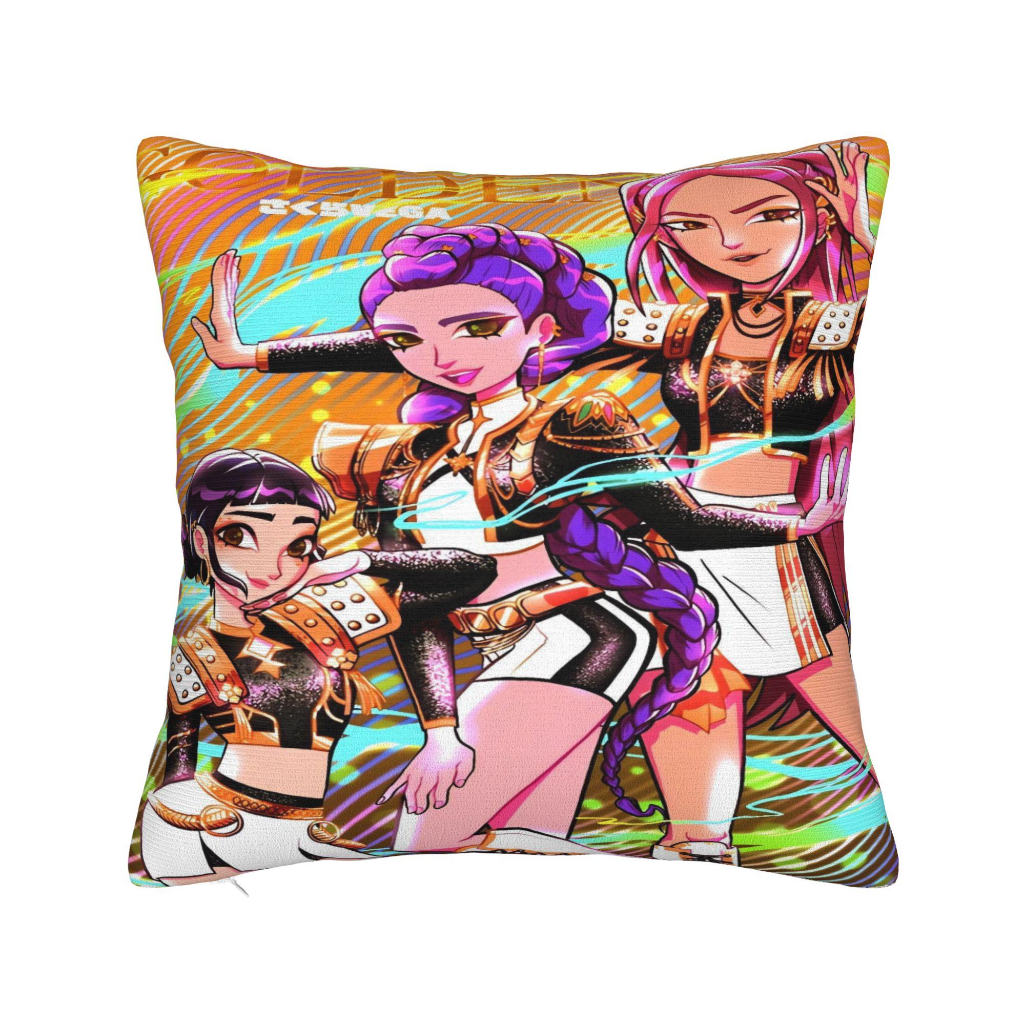 Pop-Cartoon Movie K-Pop Demon Hunters Pillow Case Silky elegant Comfort Sofa Bed Invisible zipper Beach pillowcase 30cm x 30cm
Pop-Cartoon Movie K-Pop Demon Hunters Pillow Case Silky elegant Comfort Sofa Bed Invisible zipper Beach pillowcase 30cm x 30cm