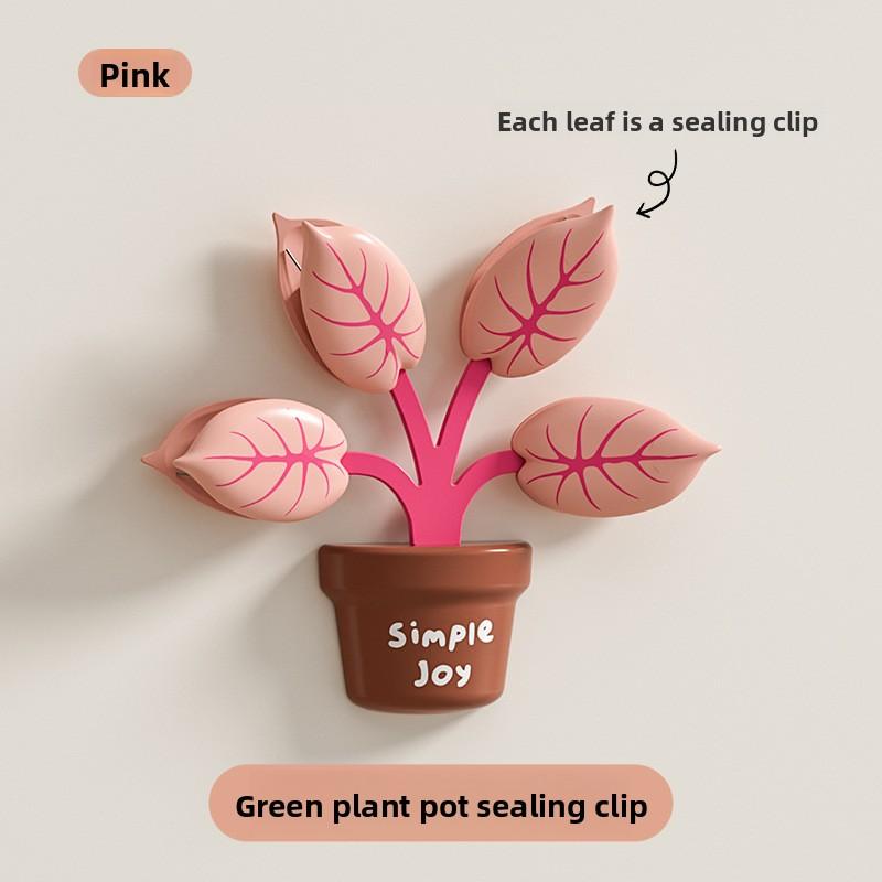 Green Plant Potting Magnetic Closure Clips for Food Sealing Kitchen Refrigerator Stickers Moisture-proof and Freshness-preserving Snack Clips
Green Plant Potting Magnetic Closure Clips for Food Sealing Kitchen Refrigerator Stickers Moisture-proof and Freshness-preserving Snack Clips