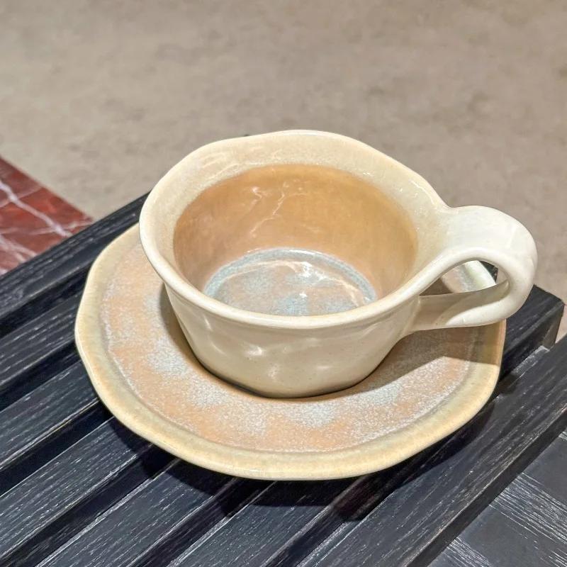 Retro Zen Style Porcelain Cup&saucer Creative Retro Coffee Mug Dining Table Milk Mugs Afternoon Tea Teacup Fruits Juice Cup 160ml
Retro Zen Style Porcelain Cup&saucer Creative Retro Coffee Mug Dining Table Milk Mugs Afternoon Tea Teacup Fruits Juice Cup 160ml