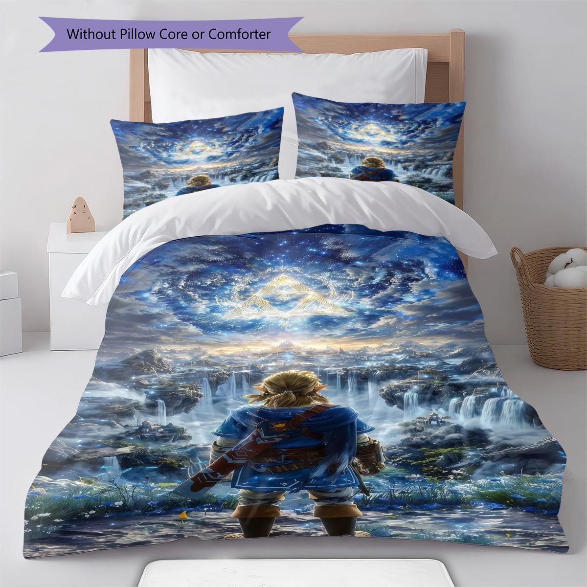 Action games RugPattern Bedding Quilt Set Quilt Cover Pillowcase Home Decoration Birthday Gift (1 * duvet cover + 2 * pillowcase, without core) 135x200cm
Action games RugPattern Bedding Quilt Set Quilt Cover Pillowcase Home Decoration Birthday Gift (1 * duvet cover + 2 * pillowcase, without core) 135x200cm
