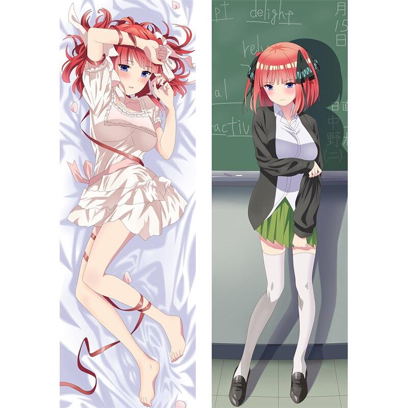 60x180cm Квинтэссенция Квинтуплетов Dakimakura Наволочка 3D Двухсторонняя Накано Нино Персиковая кожа Чехол для тела
60x180cm Квинтэссенция Квинтуплетов Dakimakura Наволочка 3D Двухсторонняя Накано Нино Персиковая кожа Чехол для тела