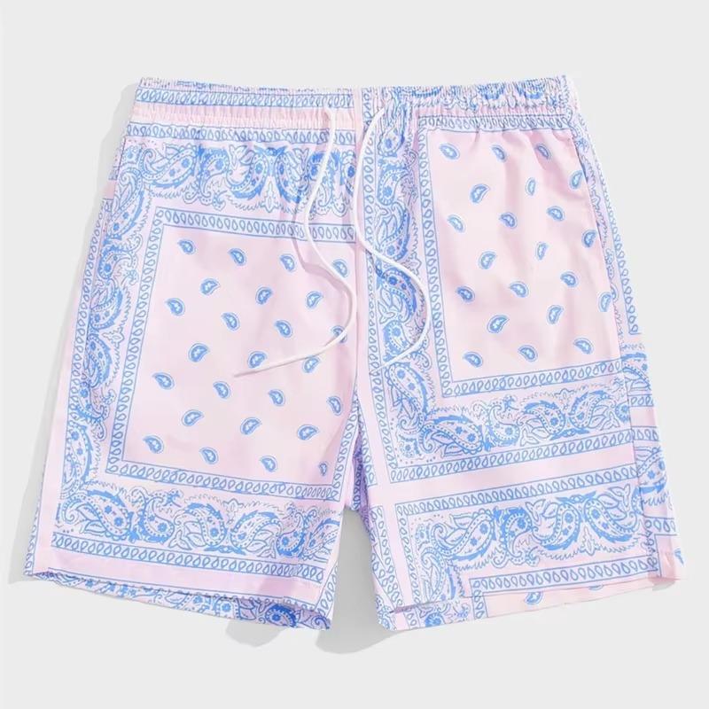 Trend Bandana Graphic Beach Short for Men Summer Fashion 3D Printed Swim Trunks Loose Casual Streetwear Hawaiian Short Pants M
Trend Bandana Graphic Beach Short for Men Summer Fashion 3D Printed Swim Trunks Loose Casual Streetwear Hawaiian Short Pants M