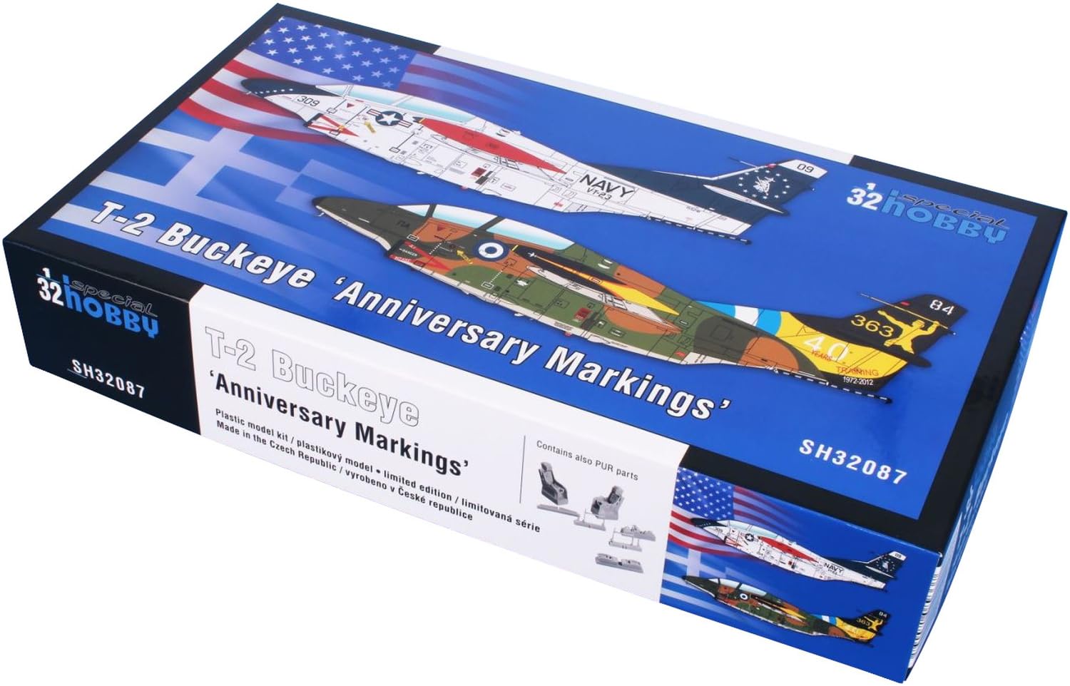 Special Hobby American North American Buckeye Training Plane Anniversary Marking Plastic Model SH32087 1/32 T-2
Special Hobby American North American Buckeye Training Plane Anniversary Marking Plastic Model SH32087 1/32 T-2