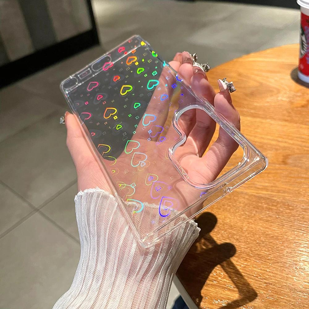 Роскошный блестящий чехол Love Heart Laser Hard PC для Samsung Galaxy S25 Ultra Transparent Противоударный чехол для телефона For Samsung S25Ultra
Роскошный блестящий чехол Love Heart Laser Hard PC для Samsung Galaxy S25 Ultra Transparent Противоударный чехол для телефона For Samsung S25Ultra