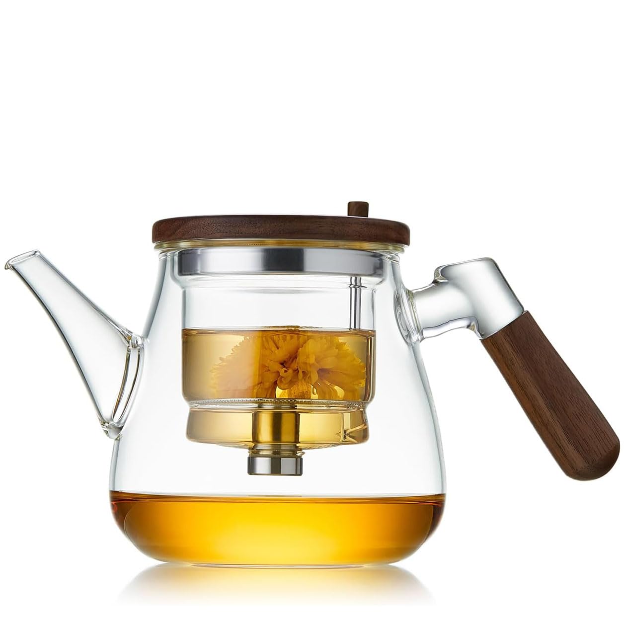 Pokaro Tea Heat-Resistant Glass Teapot, 870ml Capacity, with Push-Out Tea Strainer, Easy and Convenient Brewing, Clear Glass Teapot, Heat-Safe,
Pokaro Tea Heat-Resistant Glass Teapot, 870ml Capacity, with Push-Out Tea Strainer, Easy and Convenient Brewing, Clear Glass Teapot, Heat-Safe,