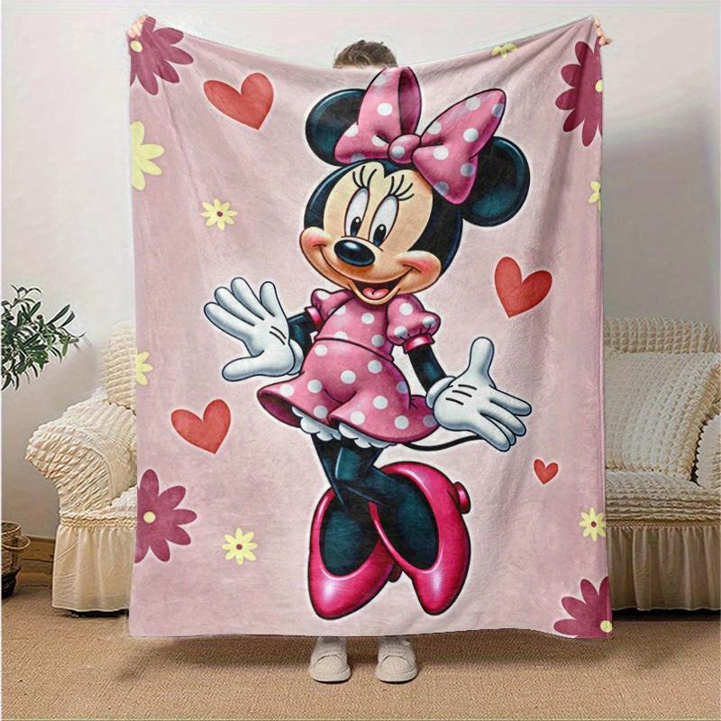 1pc, Cute Minnie Mouse Blanket, Seasonal Universal, Home Decor, Soft Flannel Throw Blanket, Versatile & Cozy for Bedroom, Living Room, Travel, Camping 130x150cm
1pc, Cute Minnie Mouse Blanket, Seasonal Universal, Home Decor, Soft Flannel Throw Blanket, Versatile & Cozy for Bedroom, Living Room, Travel, Camping 130x150cm