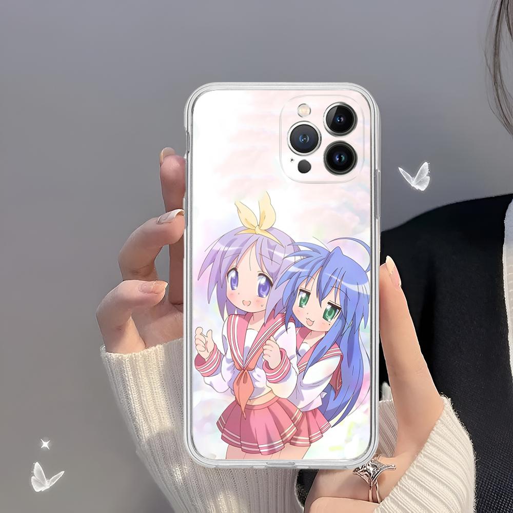 Anime girl Lucky Star Phone Case for iPhone 16 15 8 7 6 6S Plus X SE XR XS 14 11 12 13 Mini Pro Max Mobile Case iPhone 15
Anime girl Lucky Star Phone Case for iPhone 16 15 8 7 6 6S Plus X SE XR XS 14 11 12 13 Mini Pro Max Mobile Case iPhone 15