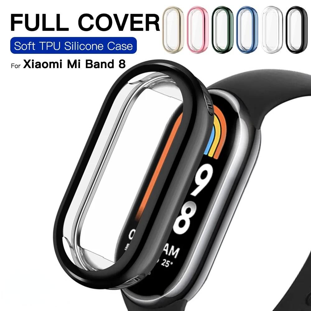 Мягкий защитный чехол из ТПУ для Xiaomi Mi Band 8, 1 шт., защитный чехол на весь экран, чехол с бампером, детали для умных часов
Мягкий защитный чехол из ТПУ для Xiaomi Mi Band 8, 1 шт., защитный чехол на весь экран, чехол с бампером, детали для умных часов