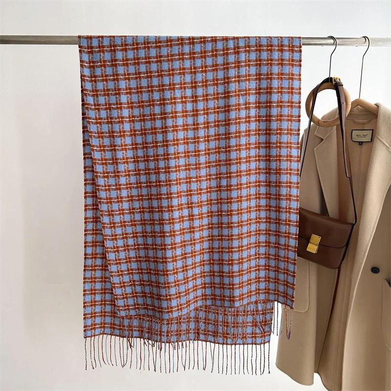 Модный шарф из имитации кашемира Осень Зима Мужской Женский Теплая шейная косынка Аксессуары Шарфы Унисекс Утолщенная шаль Шейная косынка 212x64cm
Модный шарф из имитации кашемира Осень Зима Мужской Женский Теплая шейная косынка Аксессуары Шарфы Унисекс Утолщенная шаль Шейная косынка 212x64cm