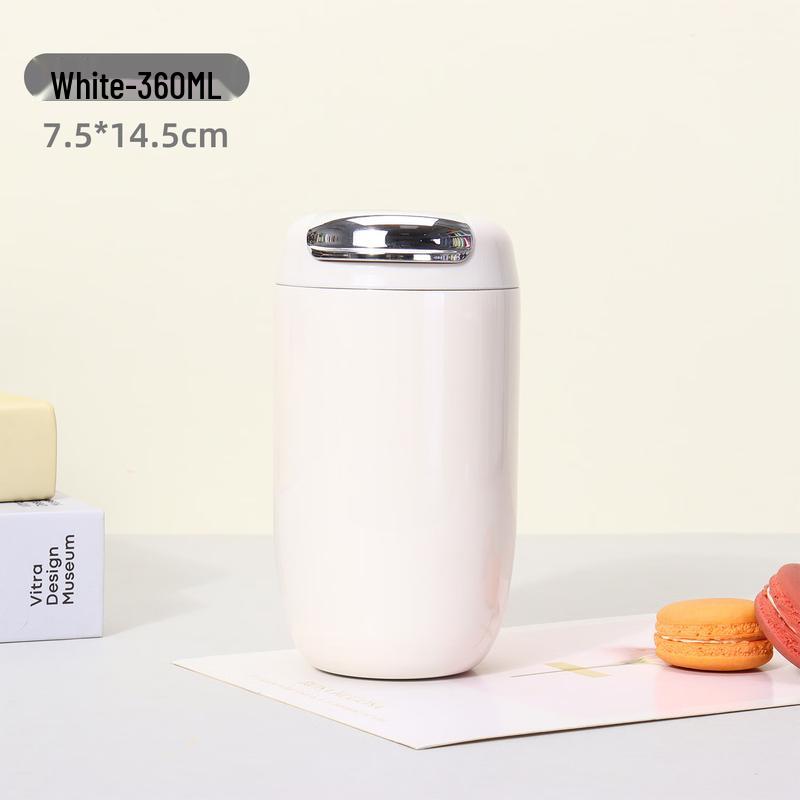 MRSIKEY 360ML Stainless Steel Insulated Coffee Mug Set, Pearlescent White
MRSIKEY 360ML Stainless Steel Insulated Coffee Mug Set, Pearlescent White