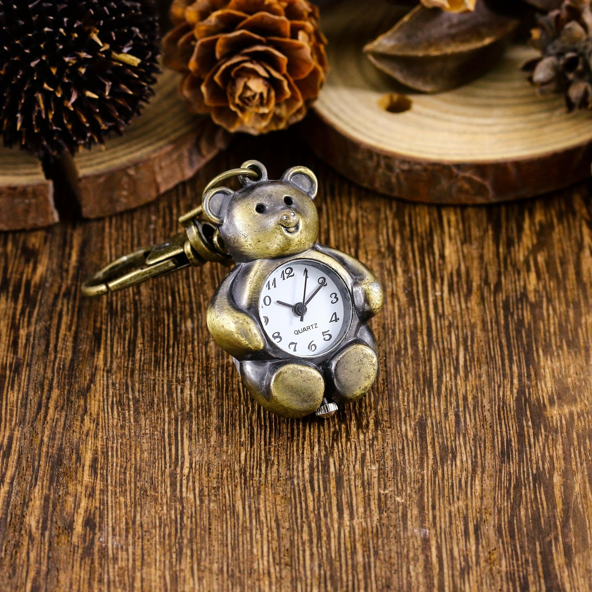 Bear Retro Keychain Watch Pocket Watch Men s and Women s Cartoon Animal Keychain Backpack Hanging Watch коричневый
Bear Retro Keychain Watch Pocket Watch Men s and Women s Cartoon Animal Keychain Backpack Hanging Watch коричневый