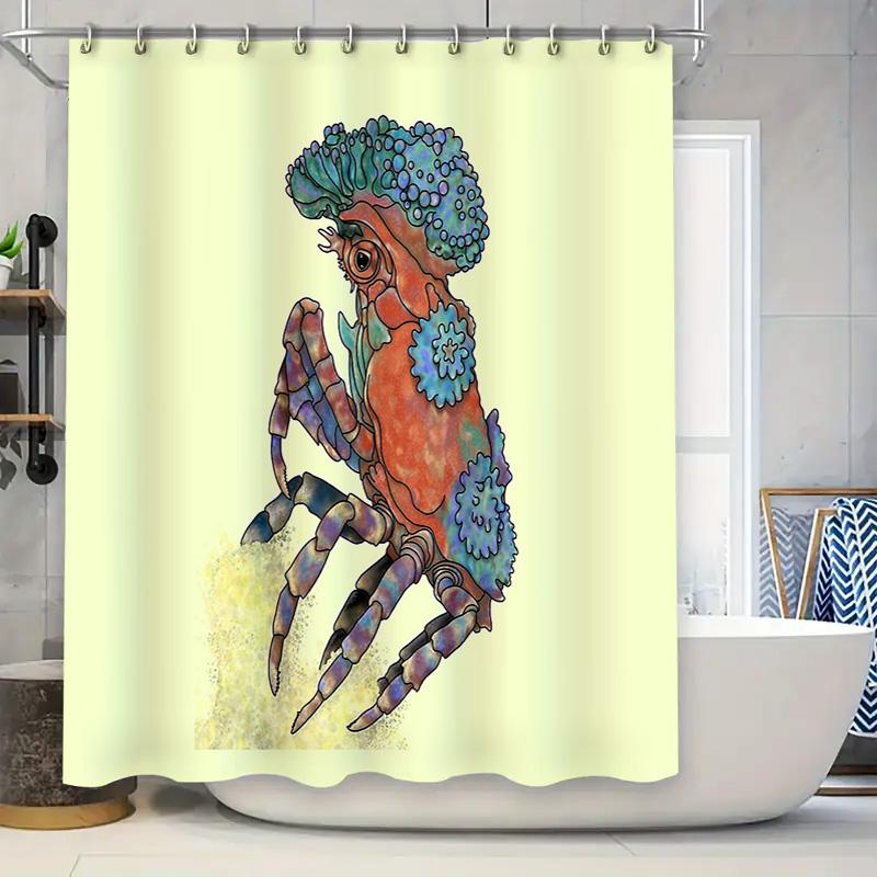 Ocean Crab Shower Curtain Coastal Sea Life Bathroom Decor Beach Themed Waterproof Shower Liner Home Decor Nautical Shower Curtai W60H190(CM)-1 Pcs
Ocean Crab Shower Curtain Coastal Sea Life Bathroom Decor Beach Themed Waterproof Shower Liner Home Decor Nautical Shower Curtai W60H190(CM)-1 Pcs
