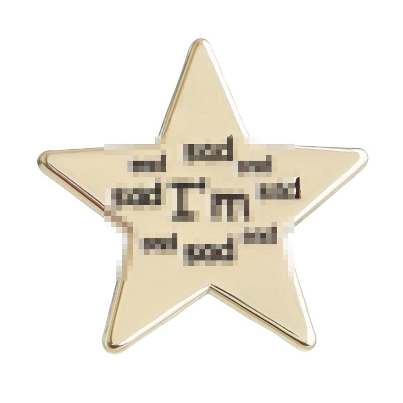 Современные заостренные пятиконечные нагрудные значки из сплава для модных пар и отдельных людей XZ7740
Современные заостренные пятиконечные нагрудные значки из сплава для модных пар и отдельных людей XZ7740