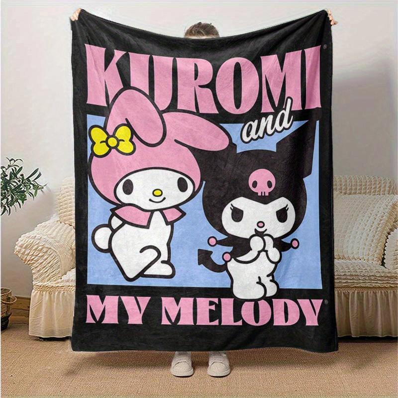 1pc Sanrio Kuromi and My Melody Home Decor: Cozy Flannel Blanket for Bedroom, Living Room, Travel, Camping, Car, Beach, Office Naps, Perfect Gift for 130x150cm
1pc Sanrio Kuromi and My Melody Home Decor: Cozy Flannel Blanket for Bedroom, Living Room, Travel, Camping, Car, Beach, Office Naps, Perfect Gift for 130x150cm