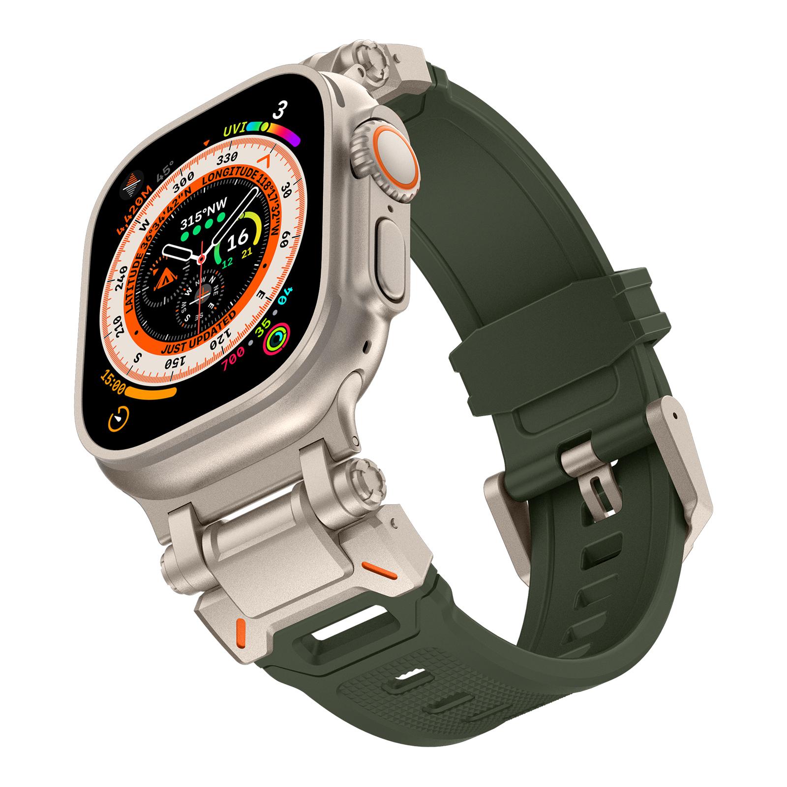Силіконовий ремінець для Apple Watch Ultra 2 Band 49 мм 45 мм 42 мм Міцний браслет із металу та гуми iWatch Series 9 6 5 3 7 8 SE ремінці 44 мм For ultra 49mm
Силіконовий ремінець для Apple Watch Ultra 2 Band 49 мм 45 мм 42 мм Міцний браслет із металу та гуми iWatch Series 9 6 5 3 7 8 SE ремінці 44 мм For ultra 49mm