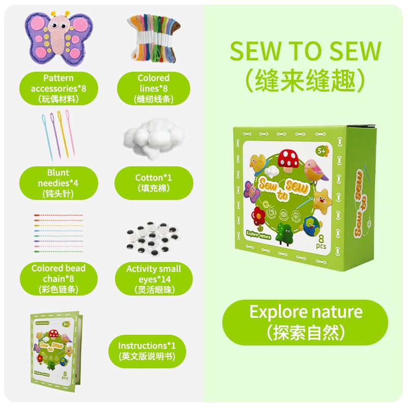 Children s Sewing Joy Sewing Kit Funny Animal Craft Set Sewing Felt Set for Beginners DIY Felt Craft Kit Pendant Gift
Children s Sewing Joy Sewing Kit Funny Animal Craft Set Sewing Felt Set for Beginners DIY Felt Craft Kit Pendant Gift