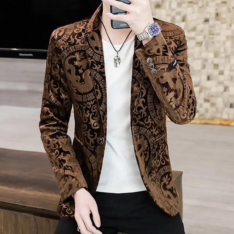 Men s Slim Handsome Suit Jacket Long Sleeved Fit Commuting Jacket 4XL кавовий
Men s Slim Handsome Suit Jacket Long Sleeved Fit Commuting Jacket 4XL кавовий