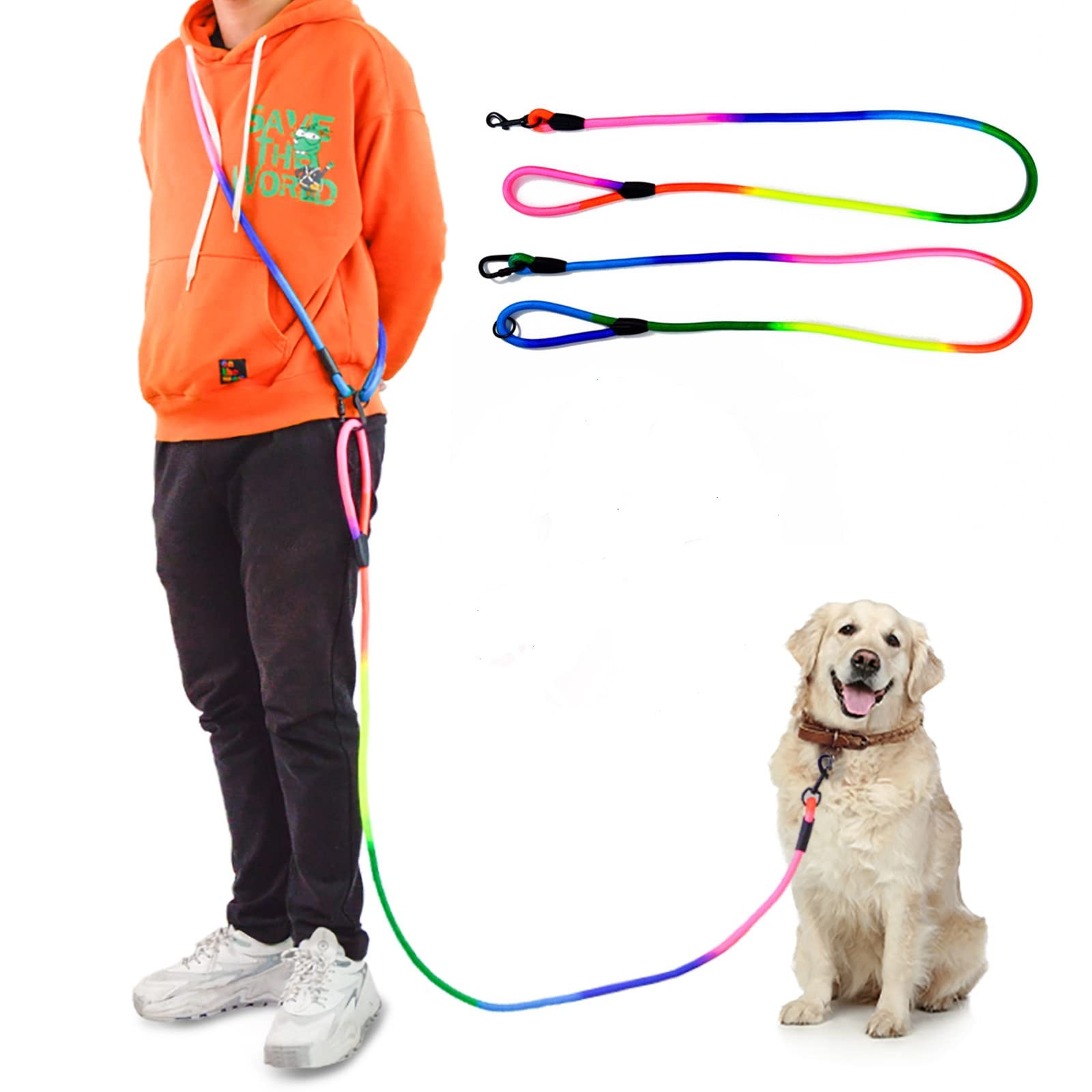 JOPOY Dog Leash for and Large Shoulder Long Pet Slip Rope 3M/4M Small, Medium, Dogs, Training, Strap, Shoulder, Leash, (Collar, 3M)
JOPOY Dog Leash for and Large Shoulder Long Pet Slip Rope 3M/4M Small, Medium, Dogs, Training, Strap, Shoulder, Leash, (Collar, 3M)