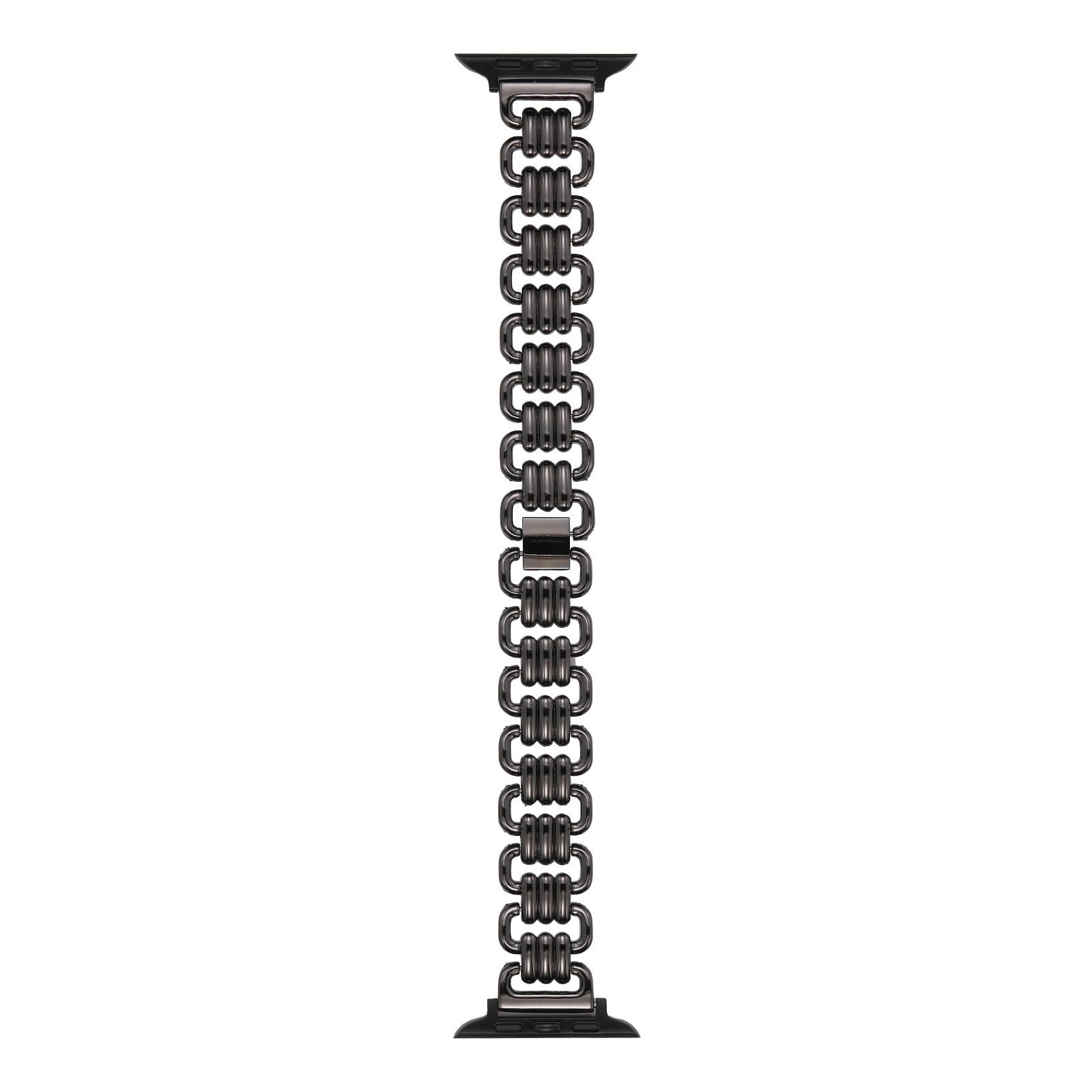 Watch Strap for Apple Watch Series 10 42mm/9 8 7 41mm/SE (2023) SE (2022) SE 6 5 4 40mm/3 2 1 38mm Ring Chain Metal Wrist Band Silver
Watch Strap for Apple Watch Series 10 42mm/9 8 7 41mm/SE (2023) SE (2022) SE 6 5 4 40mm/3 2 1 38mm Ring Chain Metal Wrist Band Silver