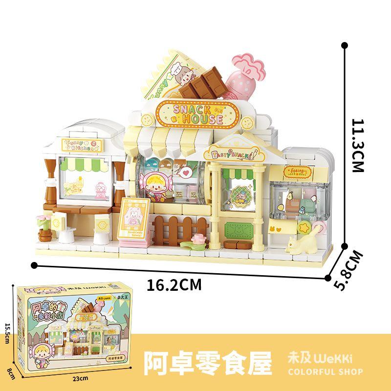 Wekki Zzoton Building Blocks Cartoon Shop Street Scene Assembling Toy Models Desktop Decoration Collectible Cute Holiday Gifts no box
Wekki Zzoton Building Blocks Cartoon Shop Street Scene Assembling Toy Models Desktop Decoration Collectible Cute Holiday Gifts no box