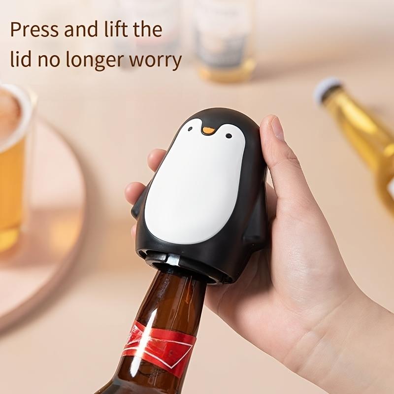 Stainless Steel Penguin-Shaped Bottle Opener Cute Black White Beer and Beverage Cap Lifter,Easy Press Design for Kitchen Dining Use
Stainless Steel Penguin-Shaped Bottle Opener Cute Black White Beer and Beverage Cap Lifter,Easy Press Design for Kitchen Dining Use