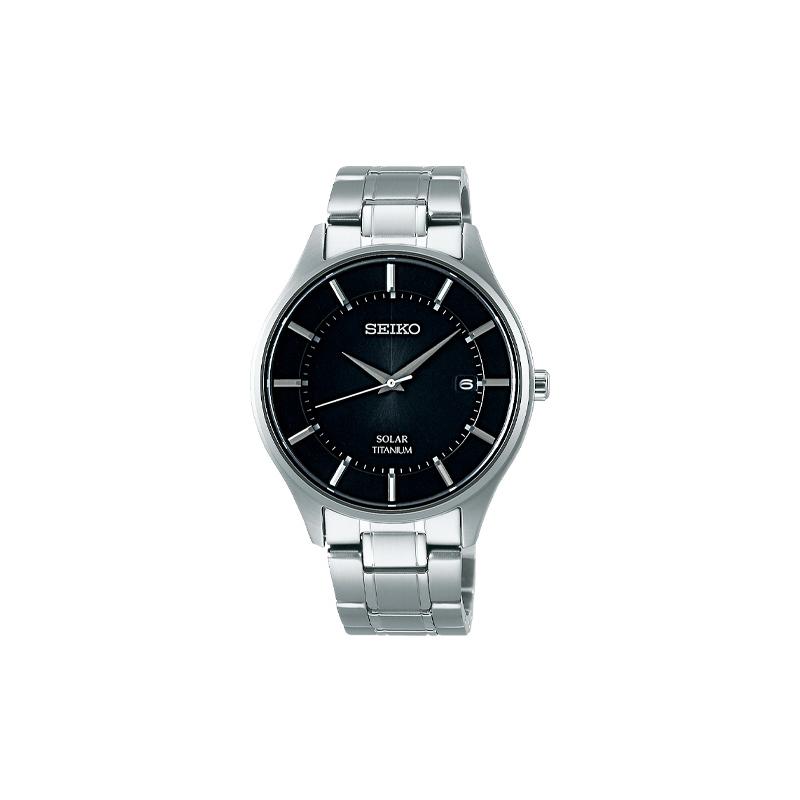 SEIKO 100 meters waterproof and elegant solar Quartz titanium strap men s watch black dial SBPX103 чорний
SEIKO 100 meters waterproof and elegant solar Quartz titanium strap men s watch black dial SBPX103 чорний