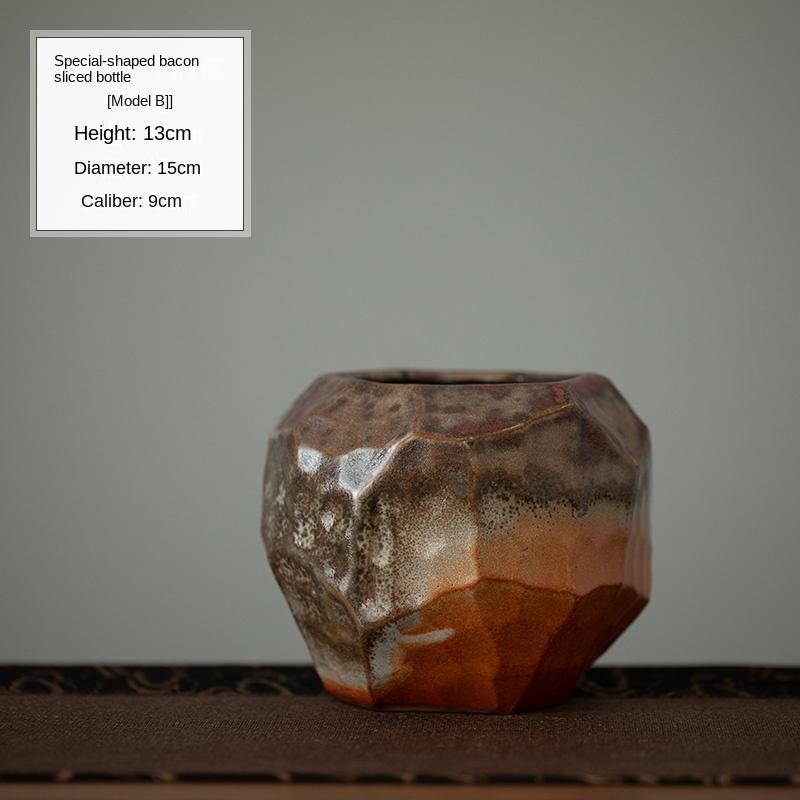 Ваза Керамическая Геометрическая Цветочный Горшок Сухоцвет Ретро Ностальгическая Форма Подходит Гостиная Спальня Рабочий Стол Прикроватная Тумбочка Домашнее Украшение
Ваза Керамическая Геометрическая Цветочный Горшок Сухоцвет Ретро Ностальгическая Форма Подходит Гостиная Спальня Рабочий Стол Прикроватная Тумбочка Домашнее Украшение