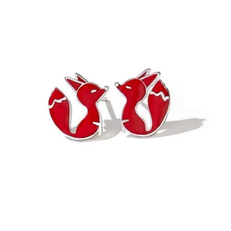 Buyee 925 Sterling Silver Red Stud Earring Excellent Beautiful Fox Earring for Woman Fashion Unique Animal Fine Jewelry Earring
Buyee 925 Sterling Silver Red Stud Earring Excellent Beautiful Fox Earring for Woman Fashion Unique Animal Fine Jewelry Earring