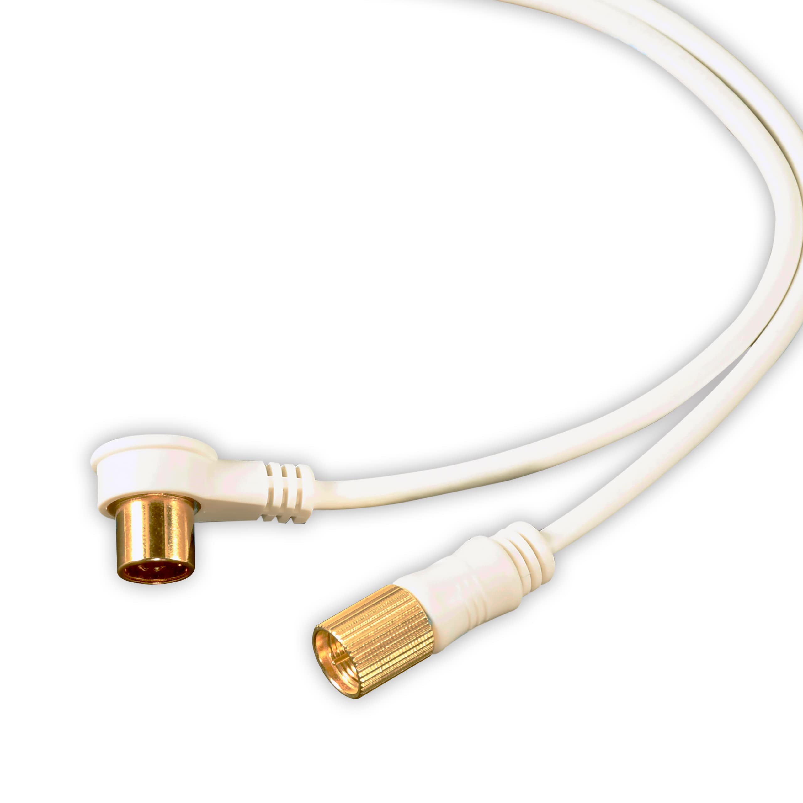 Japan Antenna TV Connection Cable S2C 4K8K Compatible 2m S Type Screw Plug L Type Plug White CS2GLRS2C -
Japan Antenna TV Connection Cable S2C 4K8K Compatible 2m S Type Screw Plug L Type Plug White CS2GLRS2C -