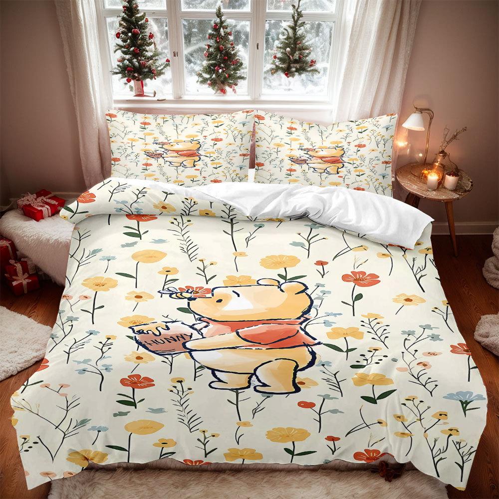 Cartoon Pooh Bear and Eeyore Bedding Set, Winnie Pooh Duvet Cover Set Comforter Bedding Sets Bed Set Home Decor Bedding Sets 135x200cm
Cartoon Pooh Bear and Eeyore Bedding Set, Winnie Pooh Duvet Cover Set Comforter Bedding Sets Bed Set Home Decor Bedding Sets 135x200cm