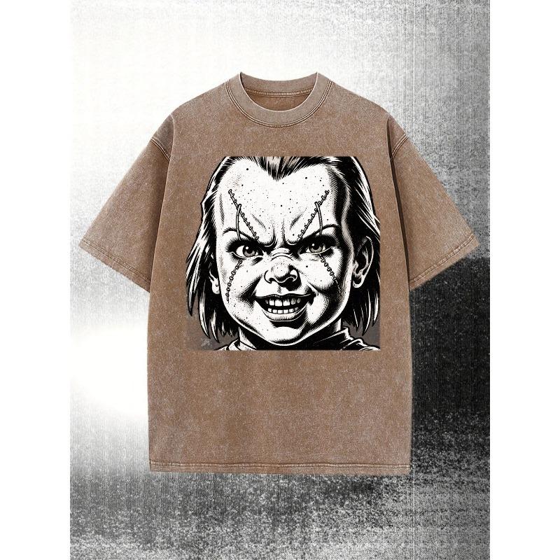 European sizes Men s Gothic Horror graphic T-Shirt - Oversized Streetwear Tee for edgy Casual Wear & Dark Fashion 5XL дубильна кора
European sizes Men s Gothic Horror graphic T-Shirt - Oversized Streetwear Tee for edgy Casual Wear & Dark Fashion 5XL дубильна кора