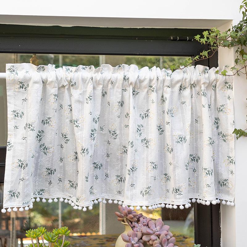 Korean Daisy Curtains Blackout Curtains with Tassel, Cotton Floral Curtain for Kitchen, Bedroom, Living Room, Bay Window Cabinet W60xH90cm&Rod Pocket
Korean Daisy Curtains Blackout Curtains with Tassel, Cotton Floral Curtain for Kitchen, Bedroom, Living Room, Bay Window Cabinet W60xH90cm&Rod Pocket