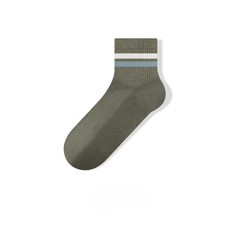 Pure Cotton Socks - Men s Mid-calf Four-season Model, Antibacterial and Deodorizing, Bone-free, Comfortable, Anti-sagging, Double-strap Casual Socks 1 pair армія зелений колір
Pure Cotton Socks - Men s Mid-calf Four-season Model, Antibacterial and Deodorizing, Bone-free, Comfortable, Anti-sagging, Double-strap Casual Socks 1 pair армія зелений колір