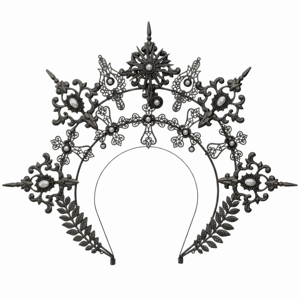 Vintage Sun Goddess Crown Gold Plated Goddess Headpiece Baroque Tiara Headband Stage Performance темно-сірий колір
Vintage Sun Goddess Crown Gold Plated Goddess Headpiece Baroque Tiara Headband Stage Performance темно-сірий колір