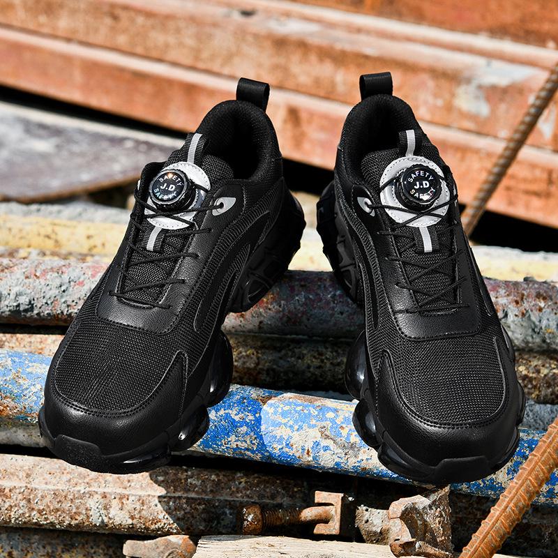 Large Euro Standard Steel Toe Safety Shoes with Rotating Buckle - Men s Breathable, Anti-odor, Anti-smash, Anti-puncture, Wear-resistant Work Shoes. Size 40 чёрный
Large Euro Standard Steel Toe Safety Shoes with Rotating Buckle - Men s Breathable, Anti-odor, Anti-smash, Anti-puncture, Wear-resistant Work Shoes. Size 40 чёрный