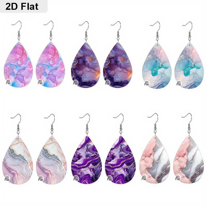 2D Плоские, 6 пар разноцветных серег из ПУ кожи с мраморным узором, абстрактные серьги с рябью воды, модные женские серьги, модные серьги на все случаи жизни, ювелирные изделия 6 pairs
2D Плоские, 6 пар разноцветных серег из ПУ кожи с мраморным узором, абстрактные серьги с рябью воды, модные женские серьги, модные серьги на все случаи жизни, ювелирные изделия 6 pairs